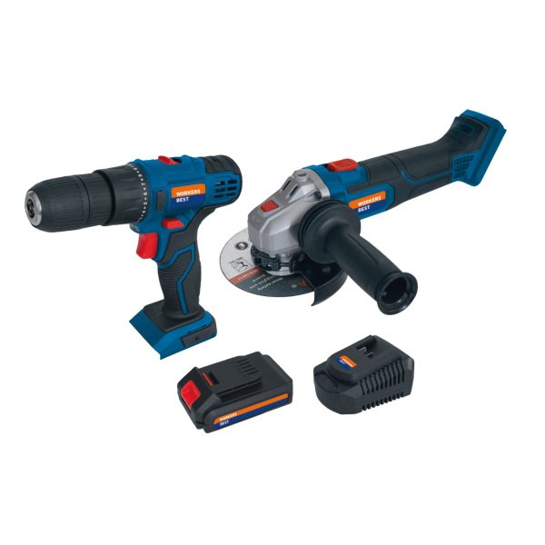 Akkus-gépszett WB 18 V LI 4r. BS-WS 1x 2,0 Ah