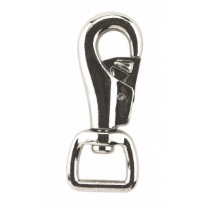 Karabiner - szögletes, nikkel