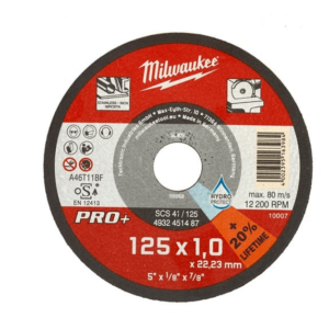 MILWAUKEE Vágókorong fémhez 125X1 PRO+ /Fém dobozban 10 db 4932478998