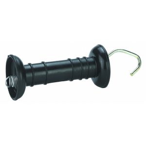 Kapufogó vezetékhez - rugóval fekete 44981