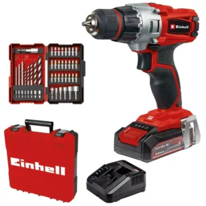EINHELL TE-CD 18/2 LI +39 AKKUS FÚRÓ-CSAVAROZÓ SZETT 2.5AH AKKUVAL ÉS TÖLTŐVEL 4514219