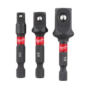 Milwaukee Dugókulcs adapter klt. IMPACT 3 db-os 4932479228