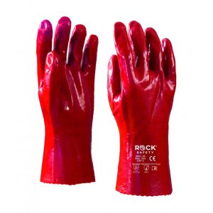 ROCK Safety teljes PVC-mártott vegyszerálló kesztyű 10.5