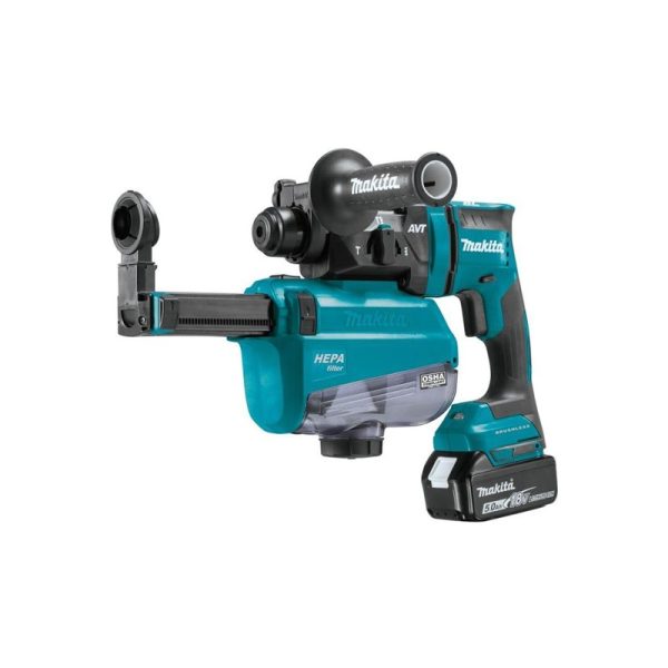 Makita DHR182RTWJ 18V LXT Li-ion BL AWS 1,7J SDS-Plus fúró-vésőkalapács 2x5,0Ah