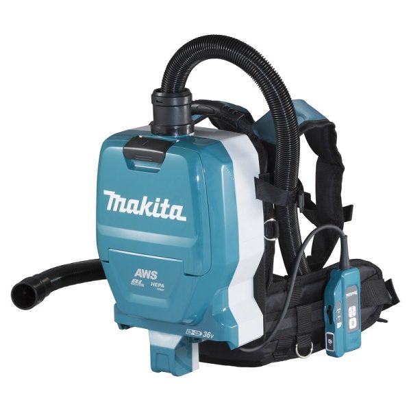 Makita DVC265ZXU 85W HEPA háti porszívó + adapter