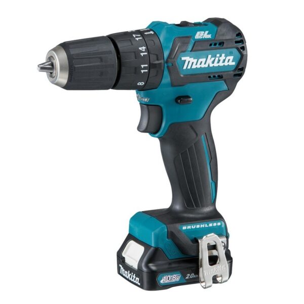 Makita HP332DSAE 12Vmax CXT Li-ion BL 35Nm ütvefúró-csavarbehajtó 2x2,0Ah