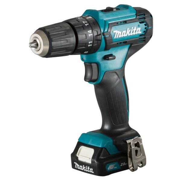Makita HP333DSAE 12Vmax CXT Li-ion 30Nm ütvefúró-csavarbehajtó 2x2,0Ah