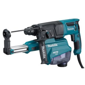 Makita HR2652X2 800W 2,6J SDS-Plus fúró-vésőkalapács PORELSZÍVÓVAL
