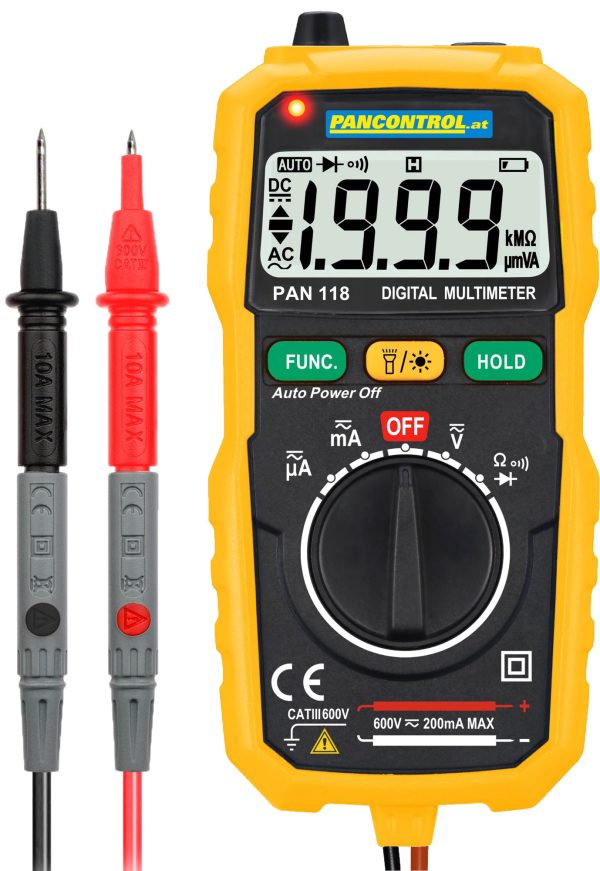Pancontrol Digitális multiméter PAN 118