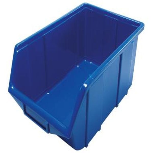 Egymásba rakható doboz, kék 250x160x129mm 1032542