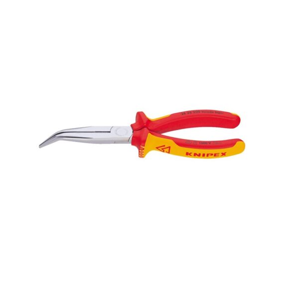 Knipex rádiós fogó, csípőéllel VDE hajlított, 200mm