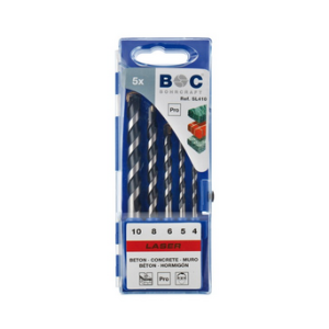 BOHRCRAFT LASER hengeresszárú betonfúró készlet HM 5részes