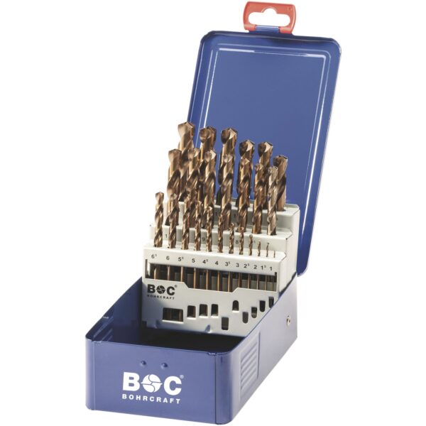 Fémfúró készlet HSS-CO 25részes 1.0-13.0 mm  030405-0036