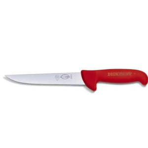 DICK ErgoGrip szúrókés (21 cm) egyenes, széles, piros  8200621-1