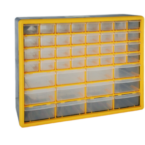 Szortimenter 44 fiók 50 x 16 x 39 cm, max. 28 kg
