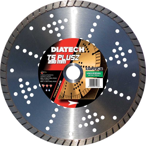 DIATECH TS+ gyémánt vágótárcsa 230x22,2x10 mm