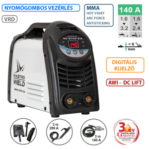 MASTRO ARC-140 hegesztő inverter (MMA) 001140F