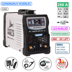 MASTRO ARC-250 hegesztő inverter (MMA) 0012500F