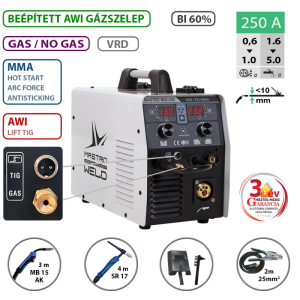 MASTRO MIG-250 multifunkciós hegesztő inverter 006250LIX