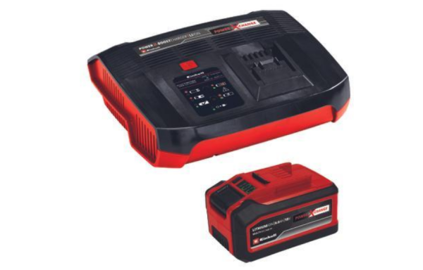 Einhell akku+töltő 4-6 Ah 18V Power X-Change & 6A Boostcharger Starter-Kit 4512143