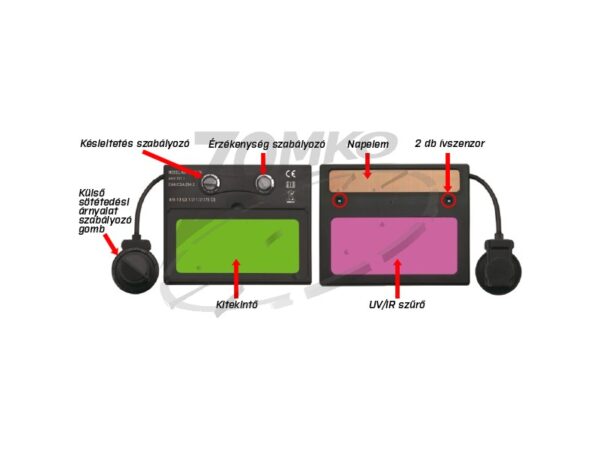Z-TOOLS Automata fejpajzs Wega sas mintás - Image 2