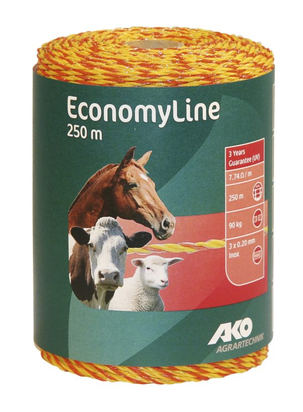 AKO EconomyLine villanypásztor vezeték 250m 0,16mm