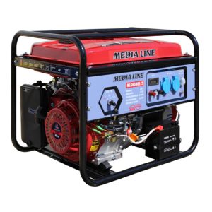 MEDIA LINE MLG 6500 Estart áramfejlesztő (15 LE benzinmotor, elektromos indítás, AVR)