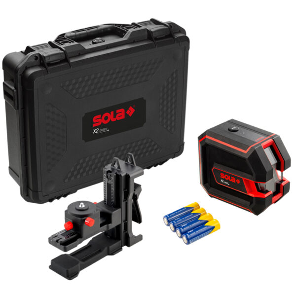 Sola X2 GREEN Professional keresztvonal lézer szett zöld (71014101)