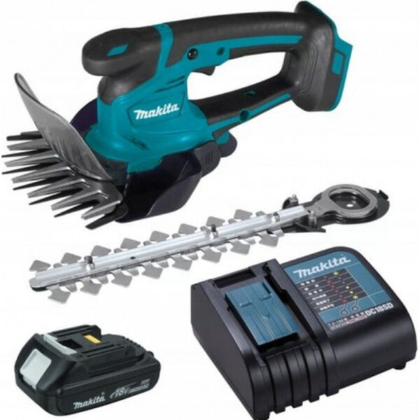 Makita DUM111SYX akkus kerti szegélyvágó olló + sövényvágó feltét 18V LXT