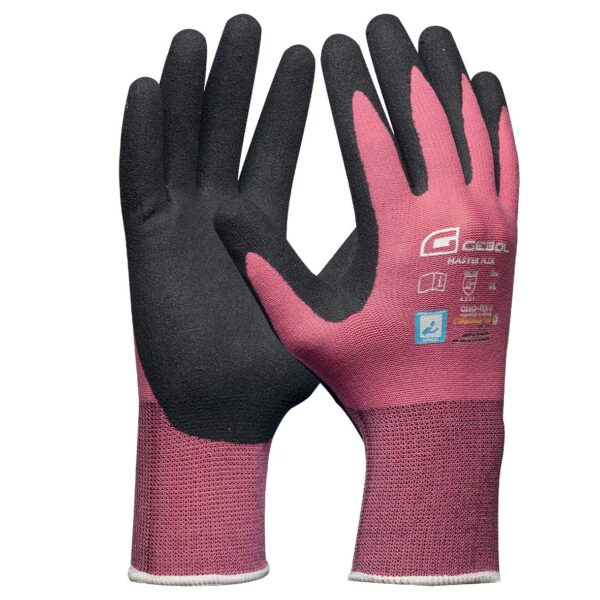 Védőkesztyű Lady Master Flex PINK