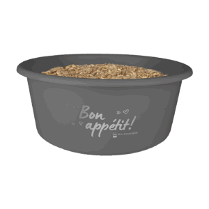 Etetőtál fedéllel szürke 5L
