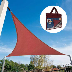 Napvitorla háromszög alakú 3x3x3m vörös