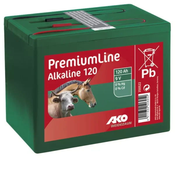 Alkáli szárazelem 9 V - 120 Ah 350522