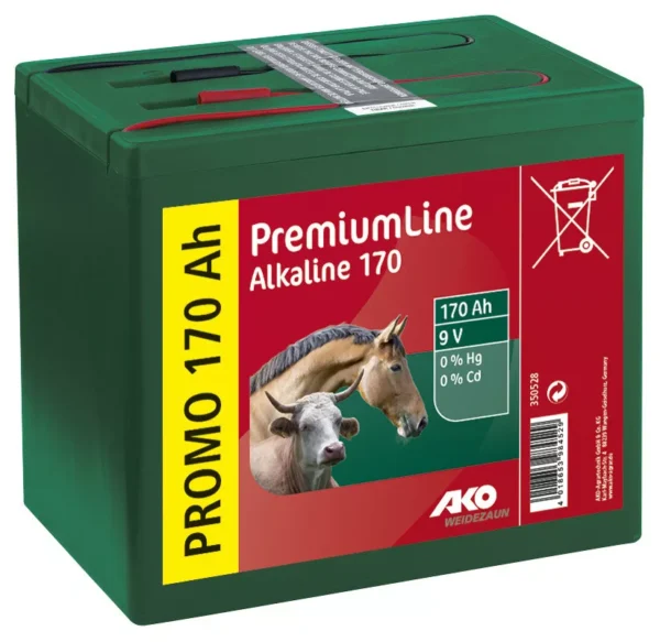 Alkáli szárazelem 9 V - 170 Ah 350528