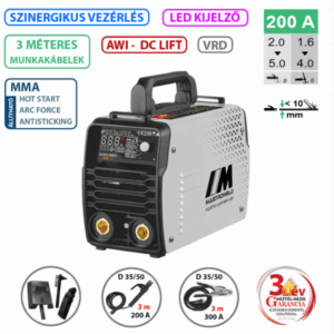 MASTRO ARC-250 LED hegesztő inverter (MMA) 0012500L
