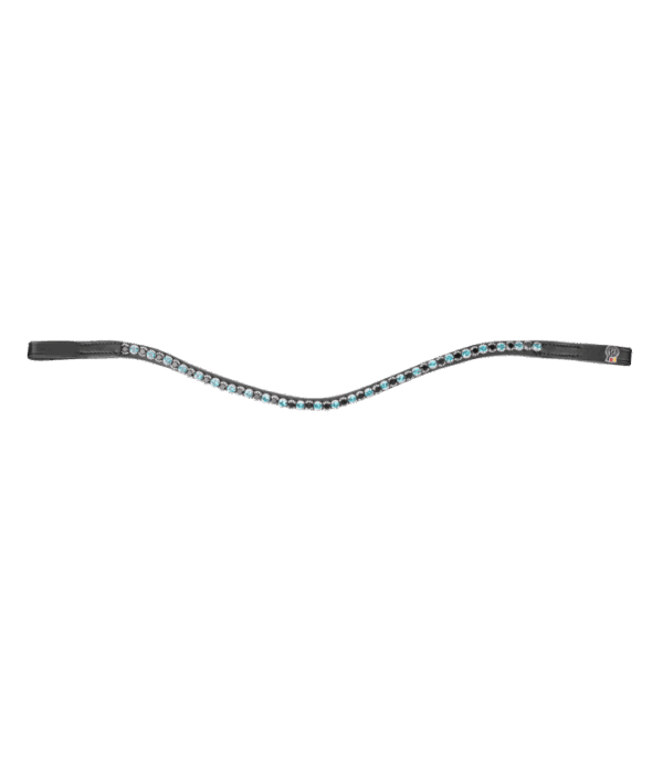 Waldhausen X-Line Glam fejpánt, petrokék/fekete /9579036-VB/