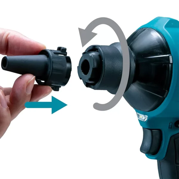 Makita akkus kézi porfúvó DAS180RT 18V, 1 db BL1850 akku, DC18RC töltő, szerszámtáska - Image 3