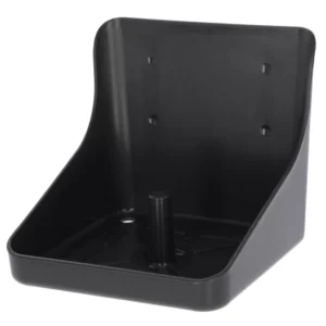 Nyalósó tartó - műanyag, négyszögletű, fekete /324793/