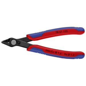 Knipex műszerész oldalcsípő fogó Electronic Super Knips® barnított 125 mm (78 61 125)