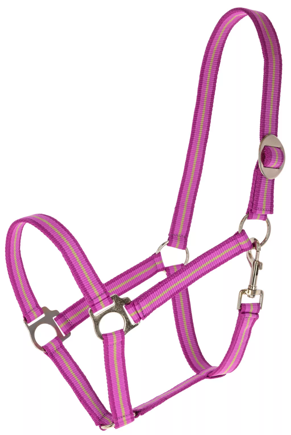 Covalliero 2026 SS Hippo kötőfék - hibiszkusz pink/dió