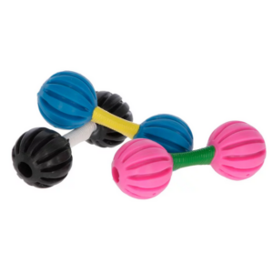 Súlyzó formájú játék - 12 cm 80789