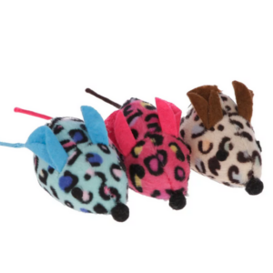 Játékegér macskáknak - vegyes színekben, 6,5 cm 81671