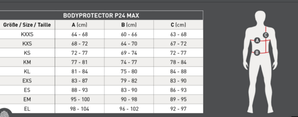 SWING Bodyprotektor/gerincvédő P24 Max, felnőtt Waldhausen - Image 2
