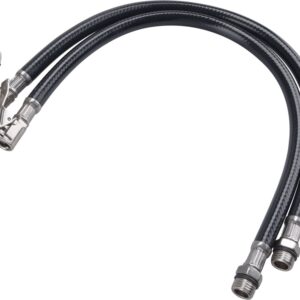 Pneumatikus tömlő, 2 db, gumiabroncs fúvató pisztolyhoz, max. 8 Bar, G 1/4 menetes csatlakozó