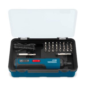 Workers Best Akkus csavarhúzó WB 4V-USB 1/4" Hex 1500 mAh 26 darabos készlet