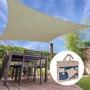 Napvitorla négyzet alakú 3x3m krém 170gr/m2 /2168430/